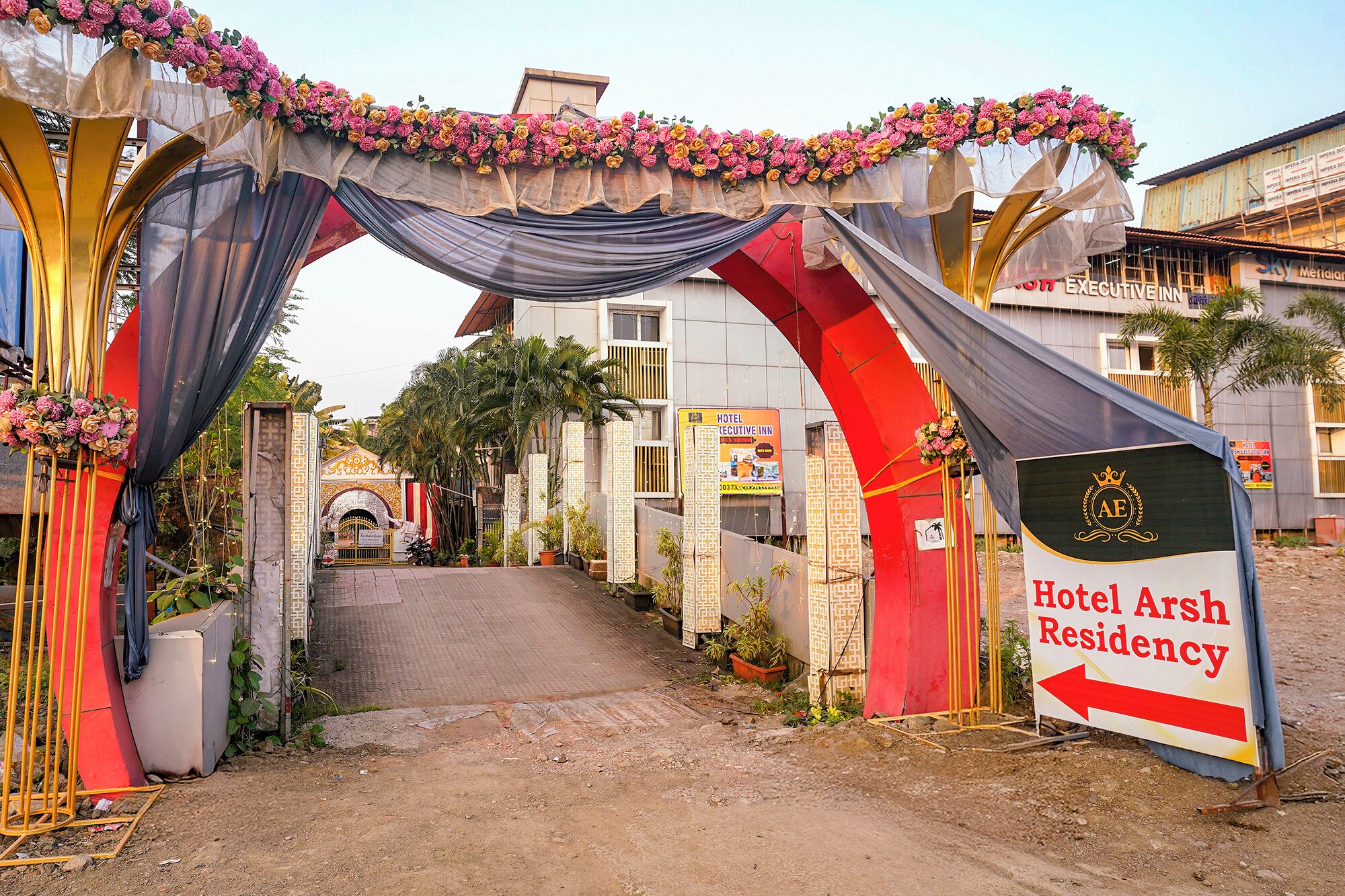 ทางเข้าที่พัก