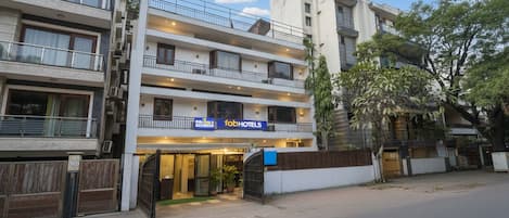 Overnatningsstedets indgangsparti