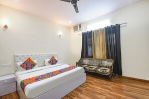 Sengetøy i egyptisk bomull, sengetøy av topp kvalitet og safe på rommet