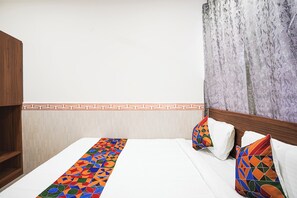 Sengetøy i egyptisk bomull, sengetøy av topp kvalitet og safe på rommet