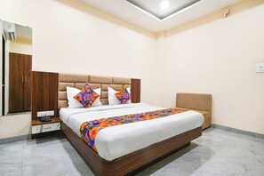 埃及棉床單、高級寢具、客房內保險箱、免費無線上網