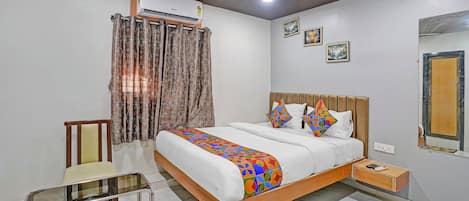 Sengetøy i egyptisk bomull, sengetøy av topp kvalitet og safe på rommet