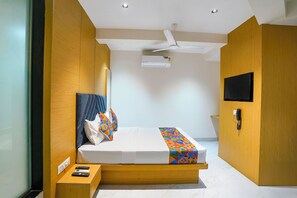 Deluxe-Zimmer | Bettwäsche aus ägyptischer Baumwolle, hochwertige Bettwaren, Zimmersafe