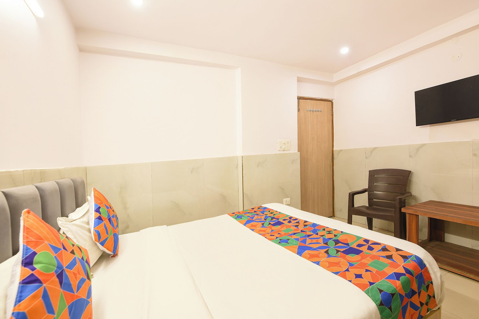 Sengetøy i egyptisk bomull, sengetøy av topp kvalitet og safe på rommet