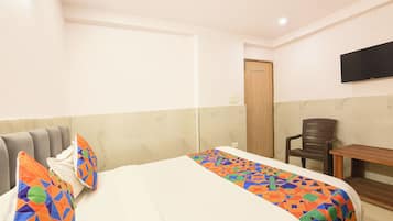 Sengetøy i egyptisk bomull, sengetøy av topp kvalitet og safe på rommet