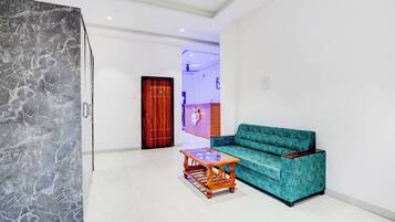 Área de estar no saguão