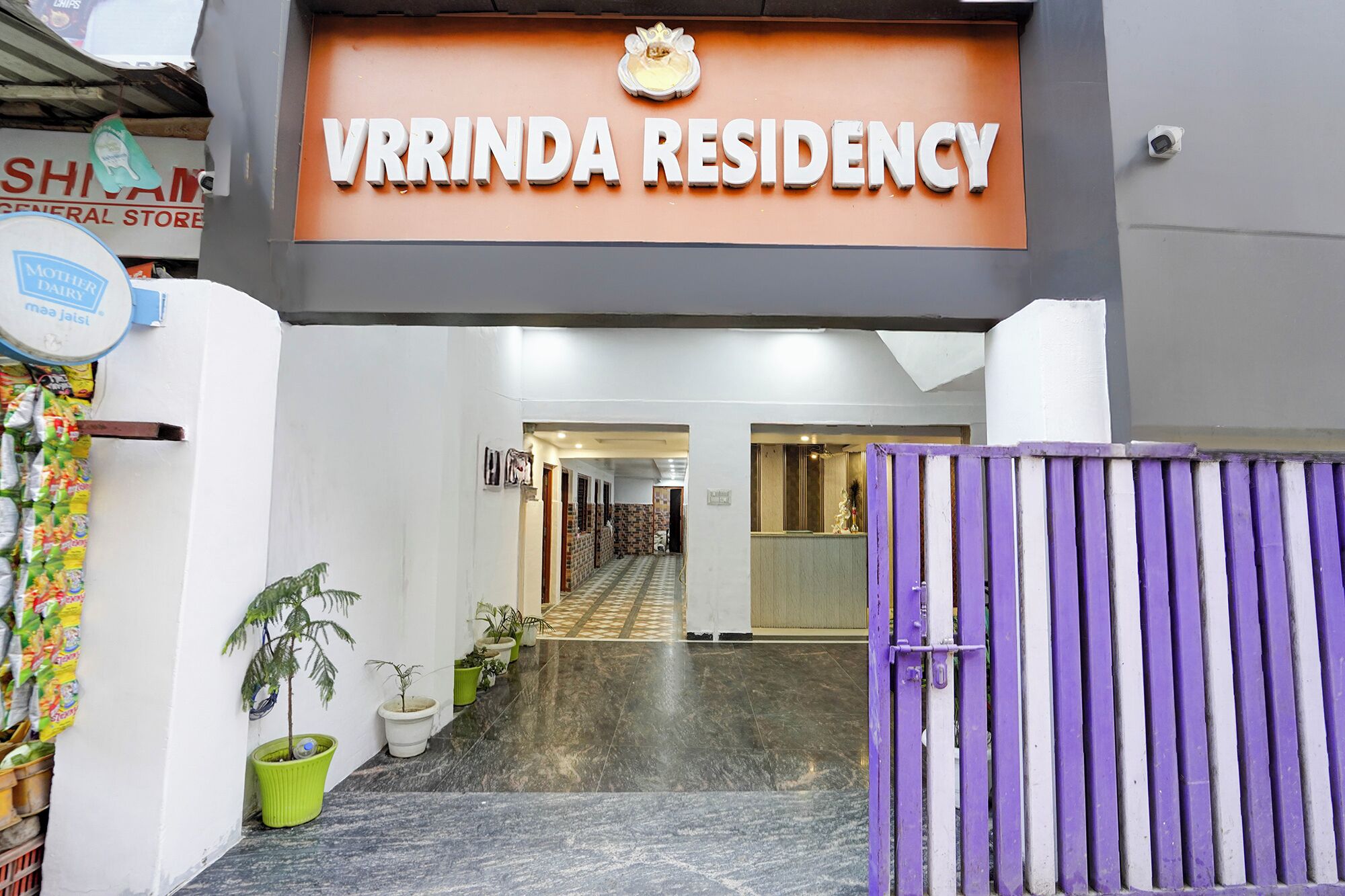 Entrada de la propiedad