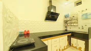 Espaço de cozinha compartilhada