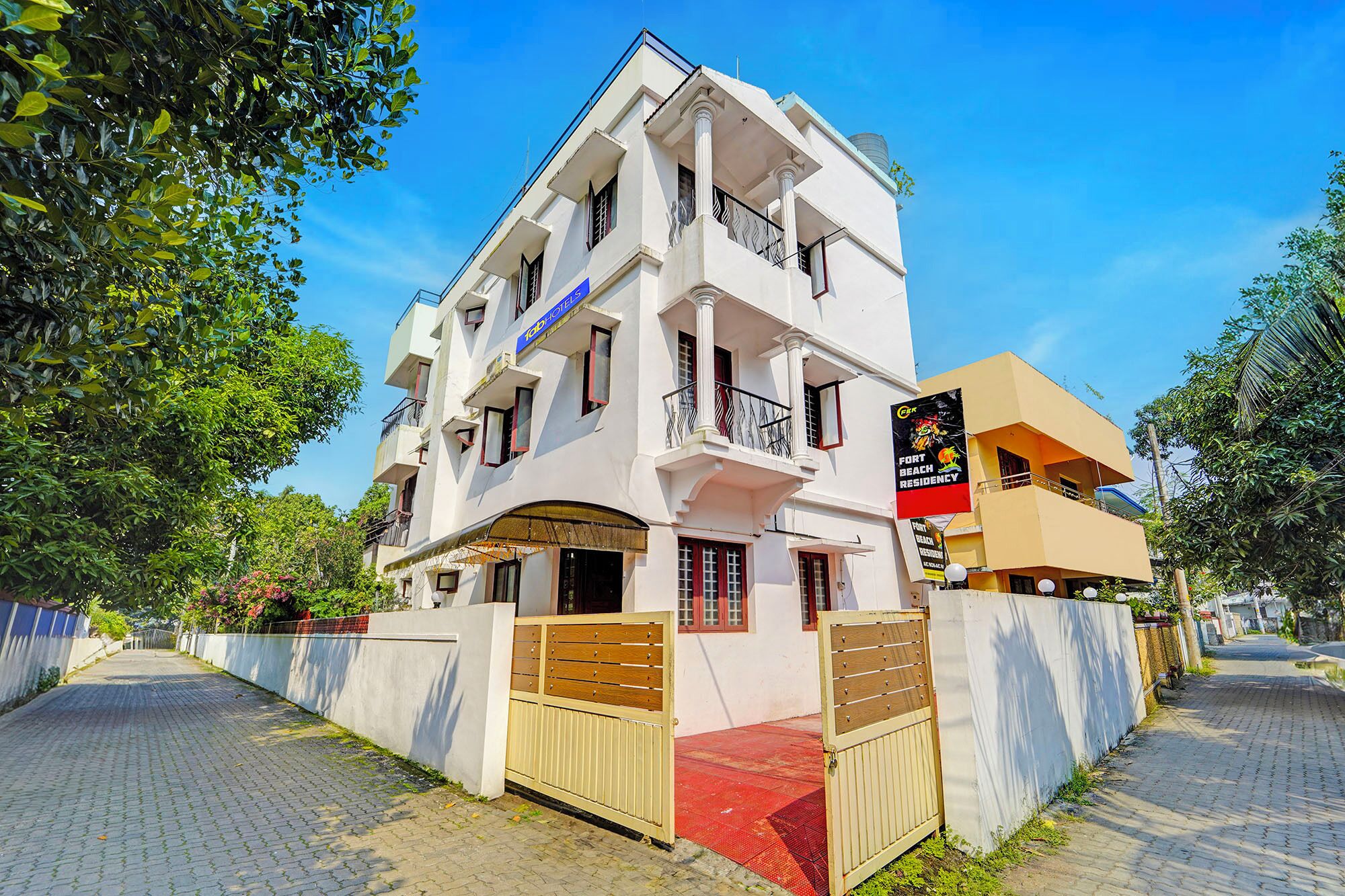 Entrada de l'allotjament