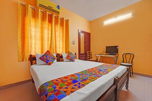 Lakens van Egyptisch katoen, luxe beddengoed, een kluis op de kamer