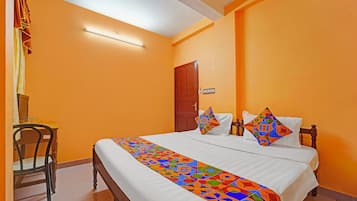 Egyptiske bomuldslagner, premium-sengetøj, pengeskab på værelset