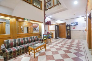 Sitteområde i lobbyen