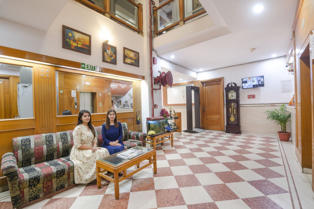 Lobby sitting area