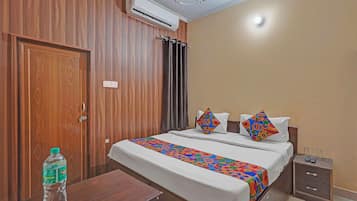 Sengetøy i egyptisk bomull, sengetøy av topp kvalitet og safe på rommet