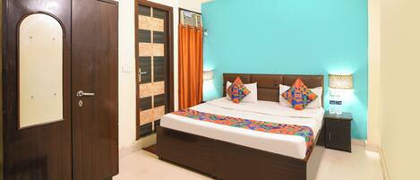 Egyptiske bomuldslagner, premium-sengetøj, pengeskab på værelset