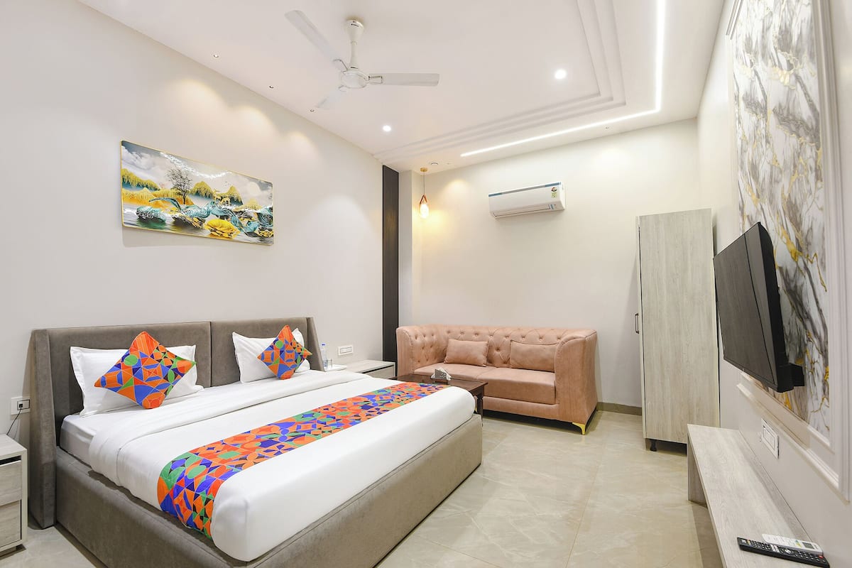 Habitación Premium | Sábanas de algodón egipcio, ropa de cama de alta calidad, caja fuerte