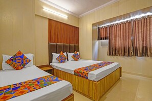 Egyptian cotton sheets, premium bedding, in-room safe, free WiFi - Fabhotel Lal Sai Residency (Mumbai)