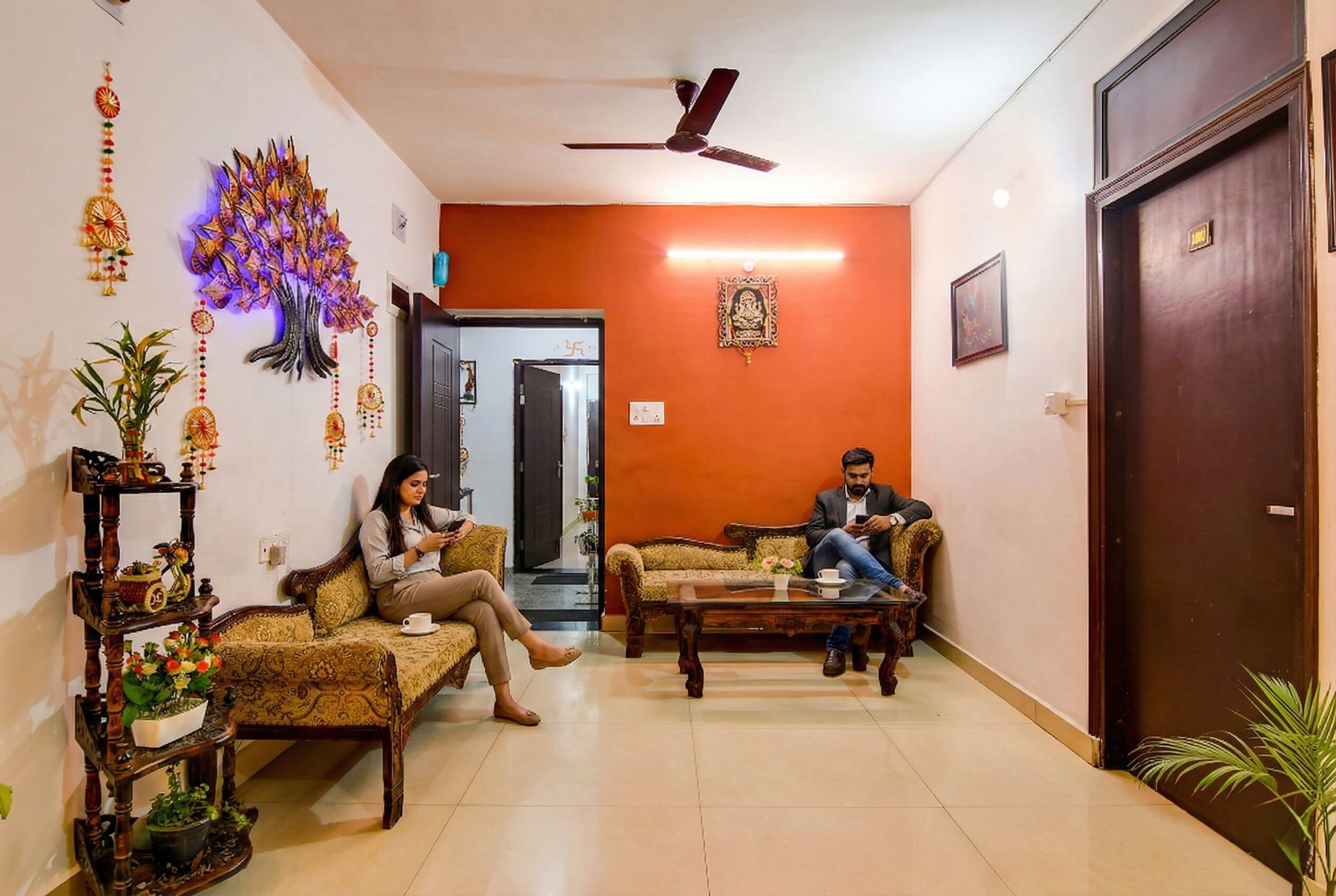 منطقة الجلوس في الردهة