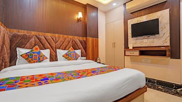 豪華客房 | 埃及棉床單、高級寢具、房內夾萬、免費 Wi-Fi