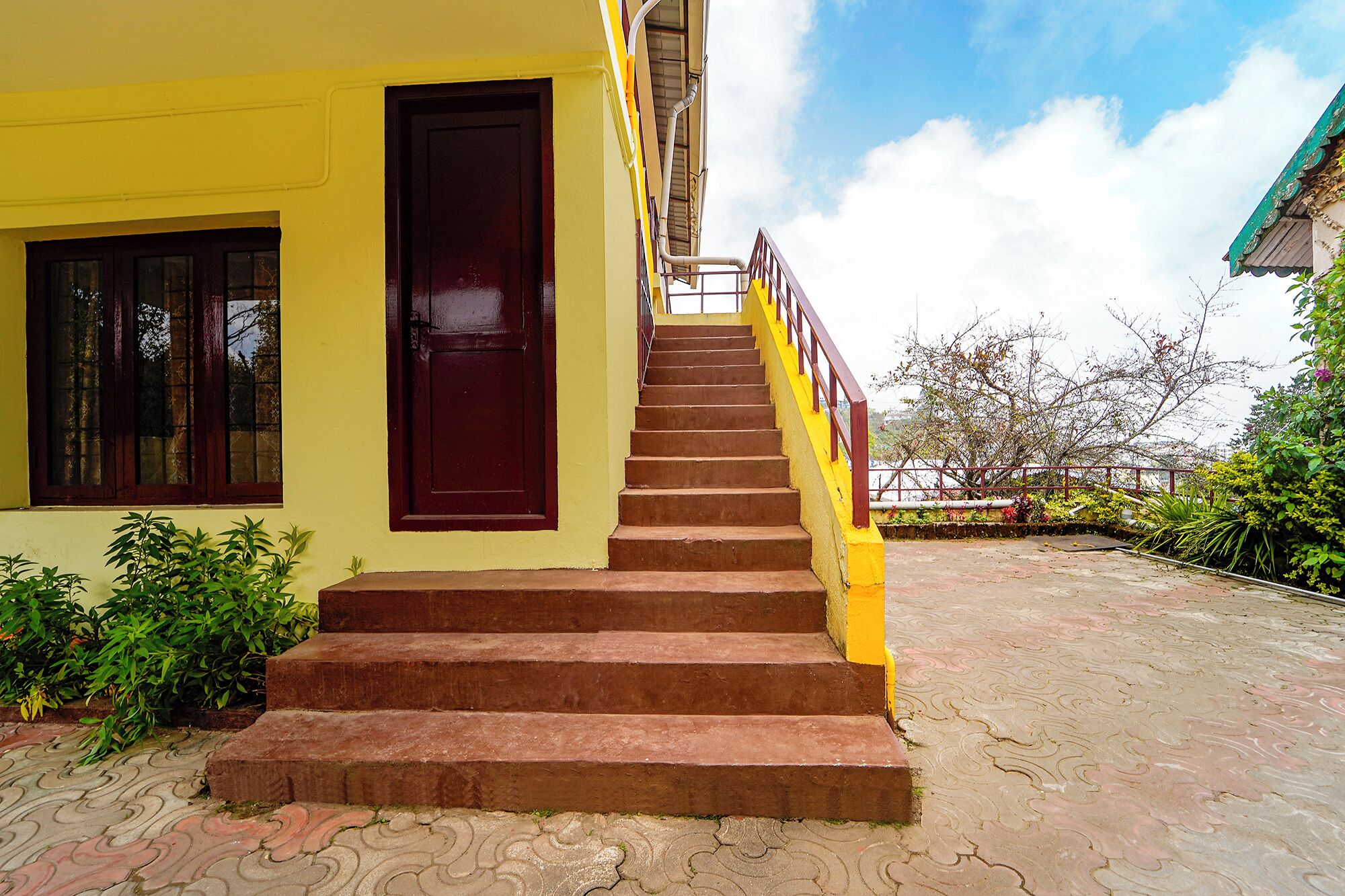 Entrada de la propiedad