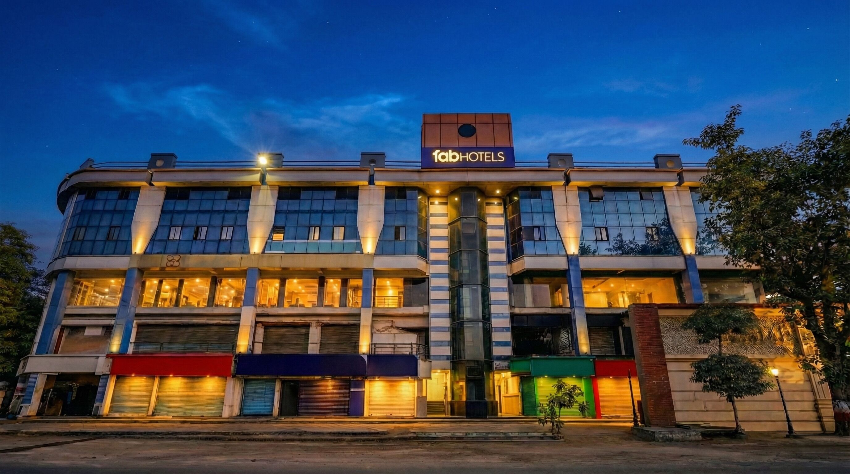 Fachada da propriedade