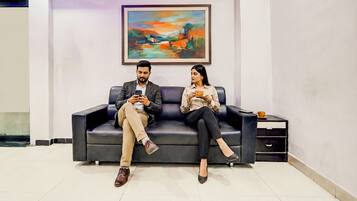 Sala de estar en el lobby