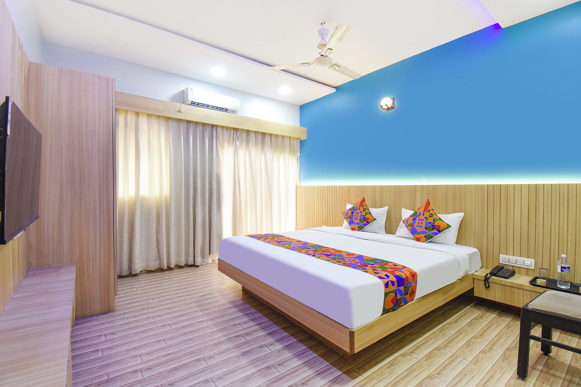 Bettwäsche aus ägyptischer Baumwolle, hochwertige Bettwaren, Zimmersafe