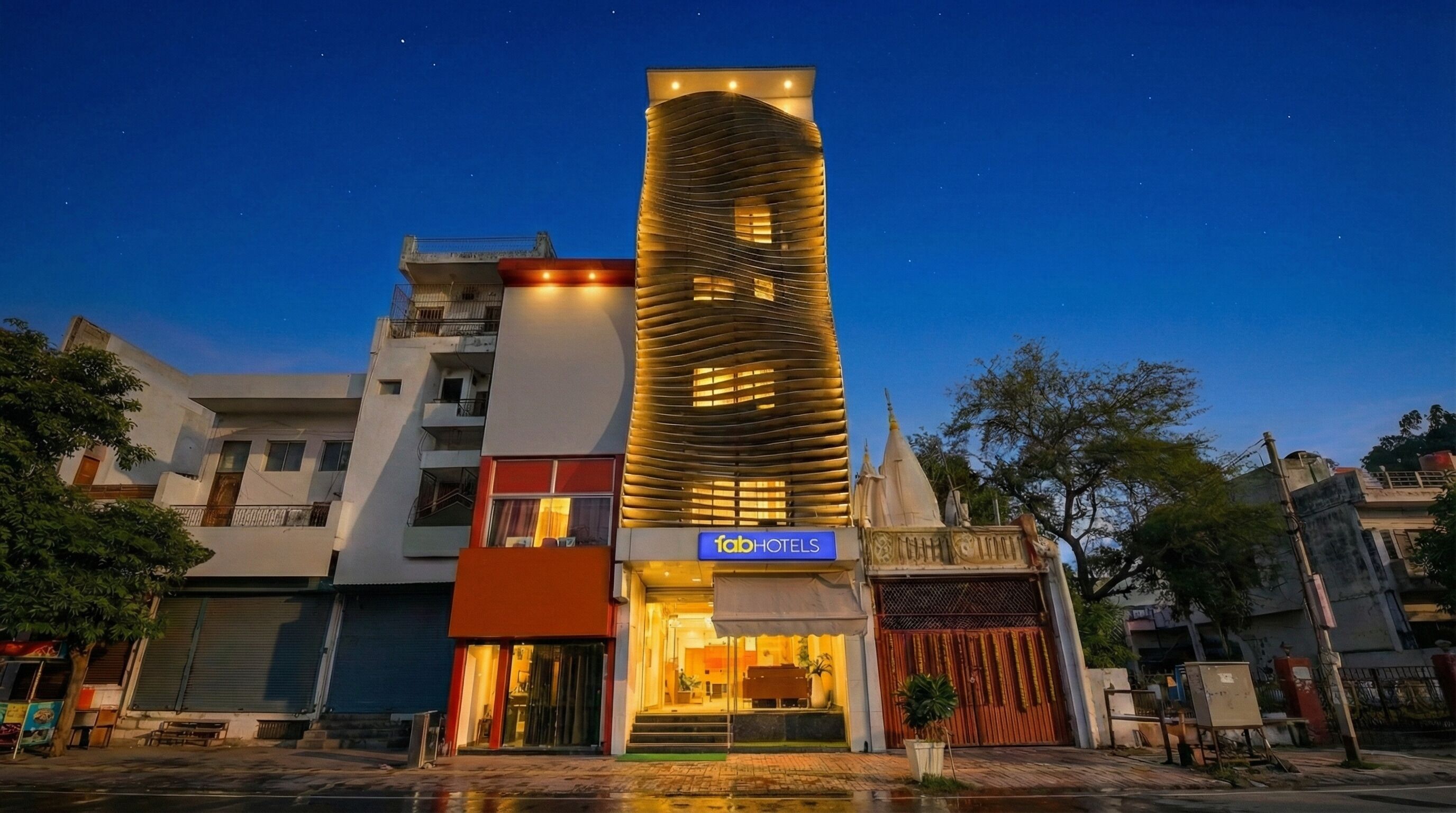 Fachada da propriedade