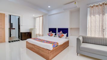 エジプト綿のシーツ、高級寝具、セーフティボックス (室内)、WiFi (無料)