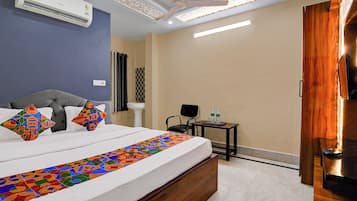 Sengetøy i egyptisk bomull, sengetøy av topp kvalitet og safe på rommet