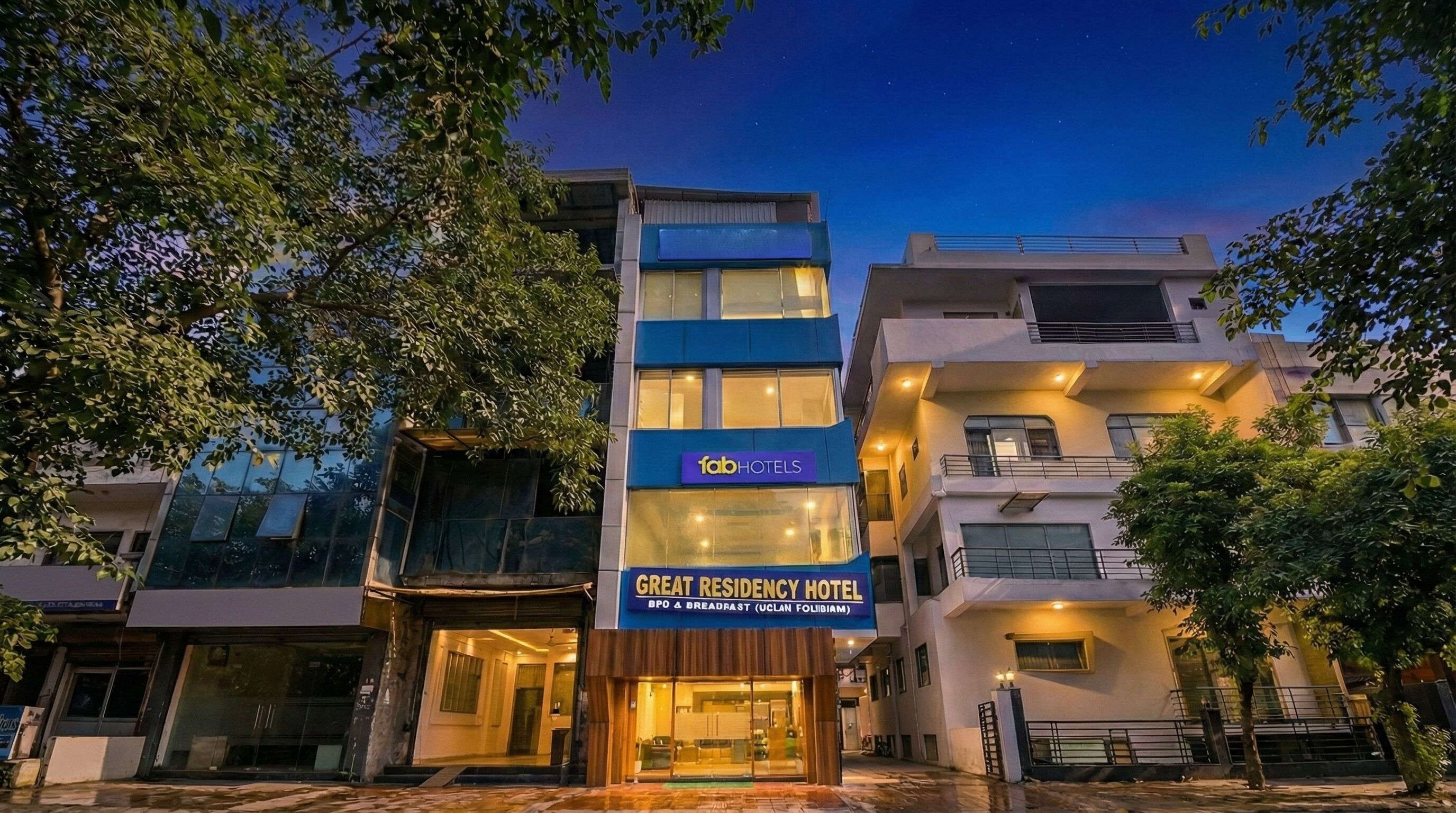 Fachada da propriedade