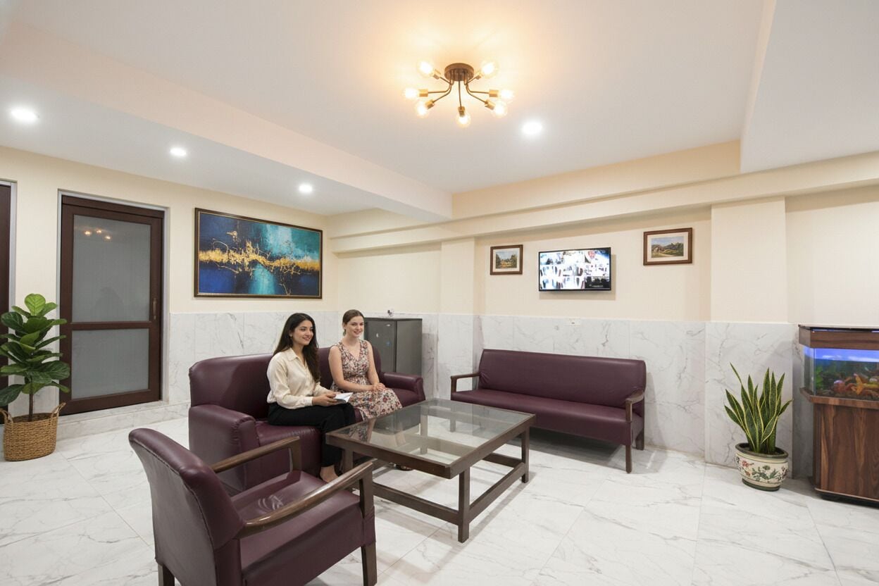 บริเวณนั่งเล่นที่ล็อบบี้