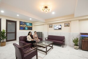 Sala de estar en el lobby