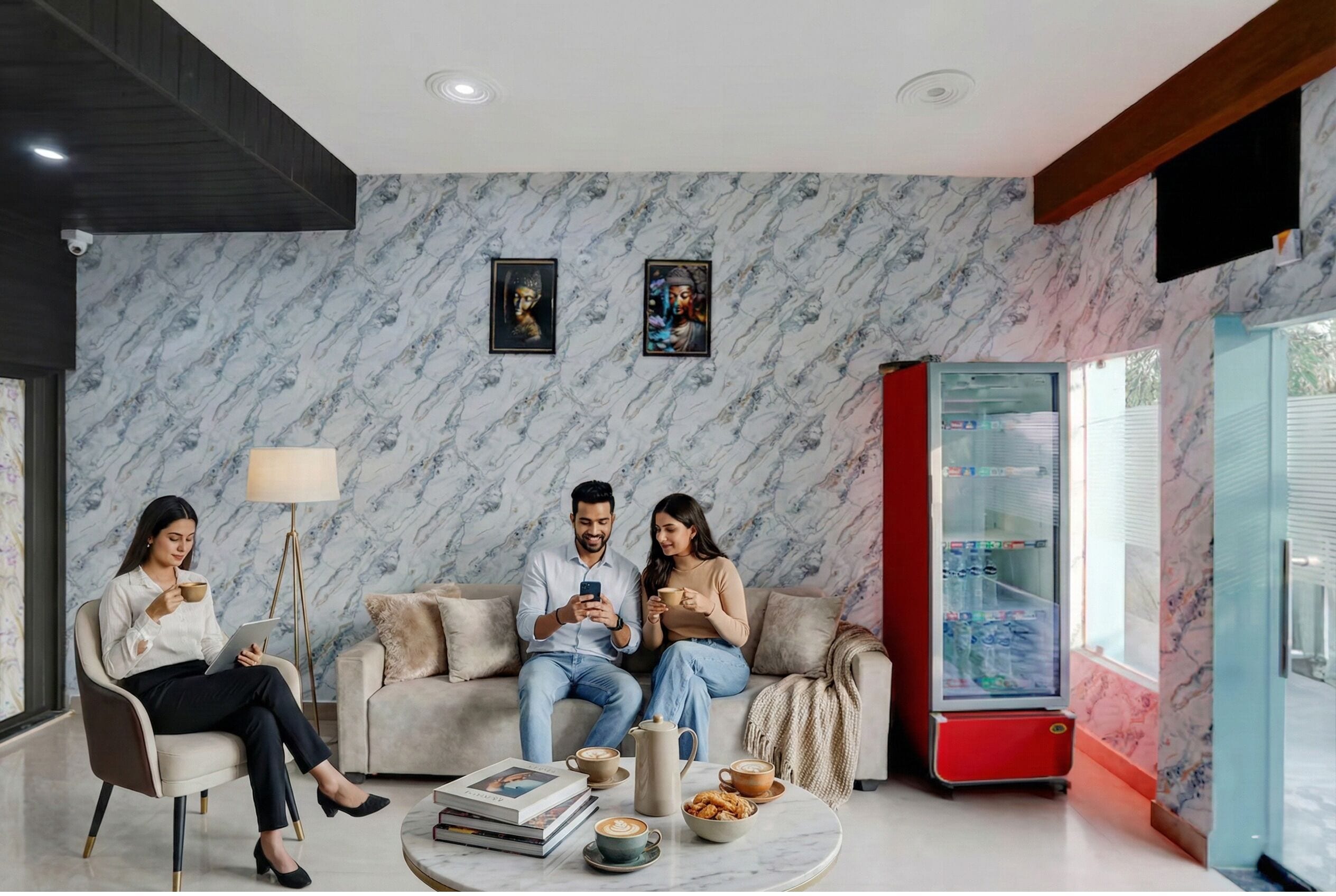 منطقة الجلوس في الردهة