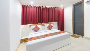 Phòng Deluxe | Bộ trải giường bằng vải cotton Ai Cập, bộ đồ giường cao cấp