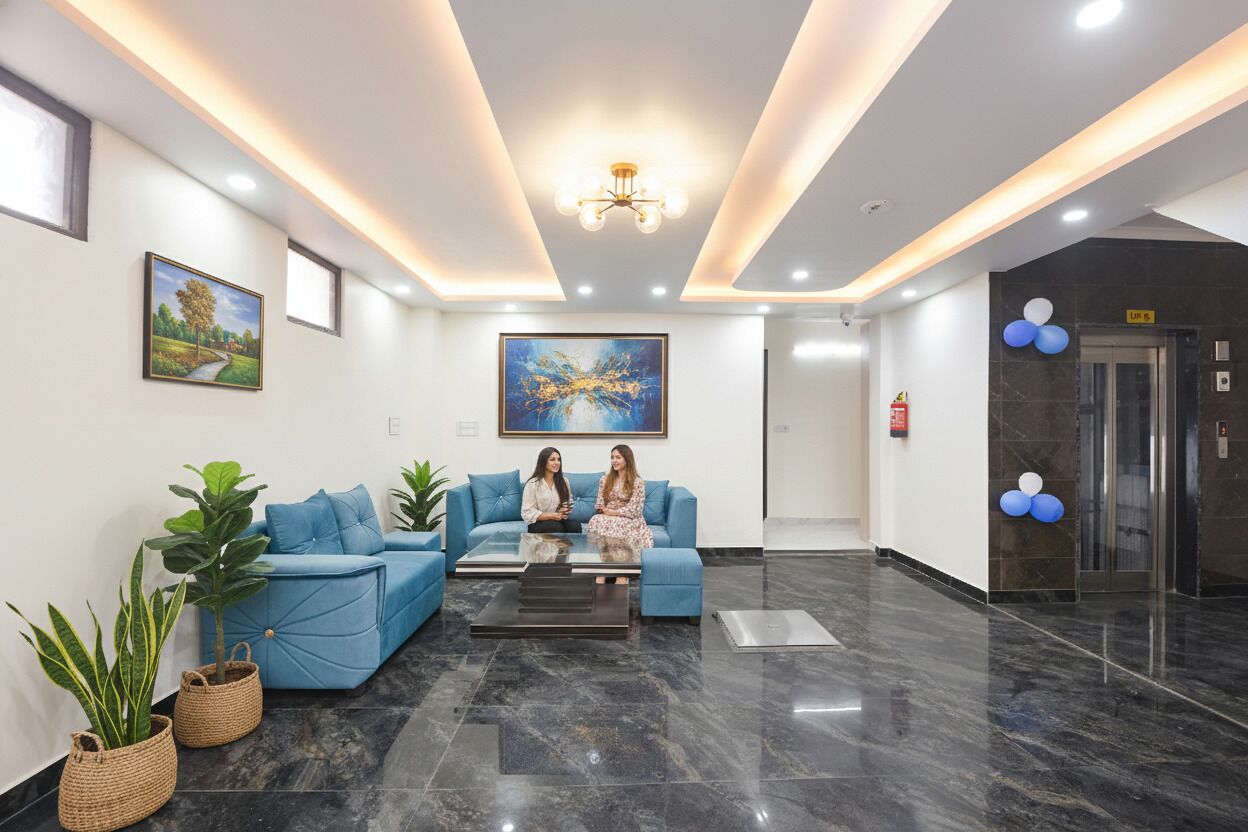 Lobby sitting area