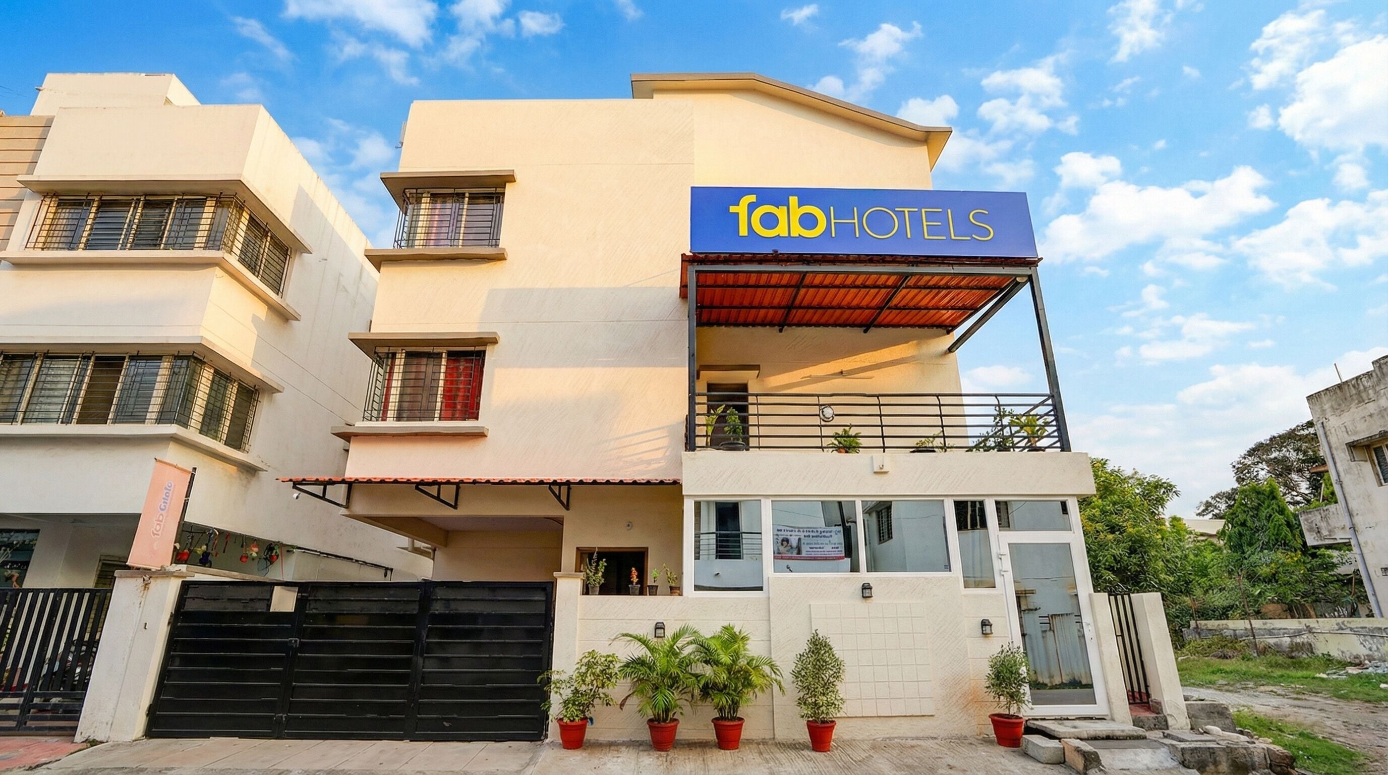 Entrée de l’hébergement