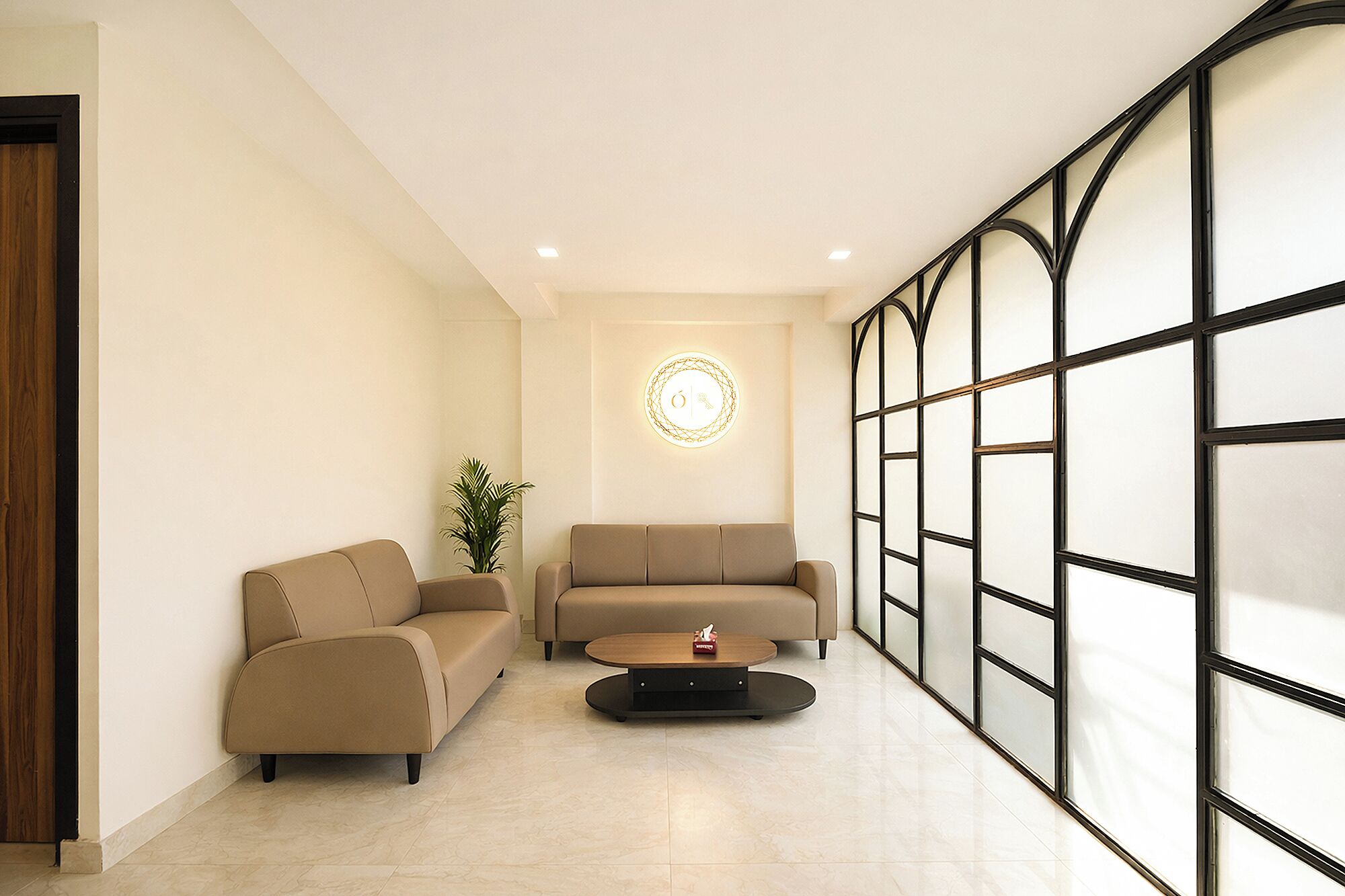 Coin salon dans le hall