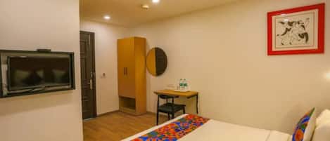 Sengetøy i egyptisk bomull, sengetøy av topp kvalitet og safe på rommet