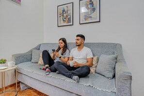 Sitteområde i lobbyen