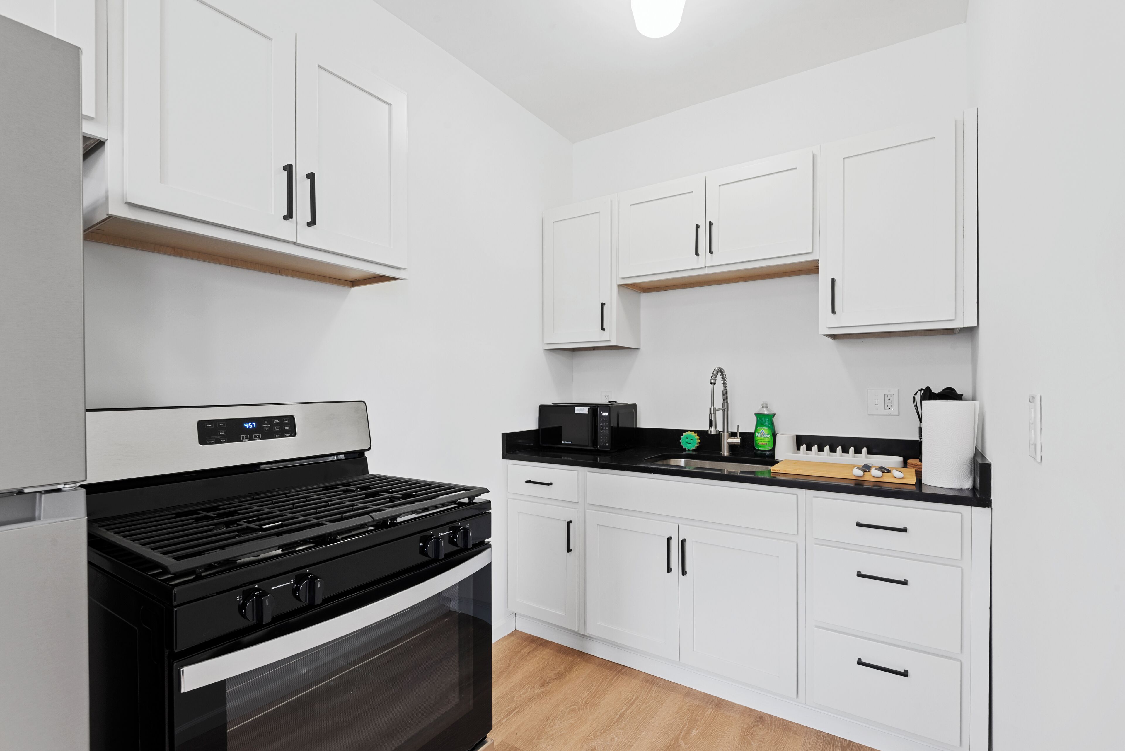 Microwave, oven, stovetop