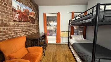 1 bedroom, iron/ironing board, travel crib, free WiFi