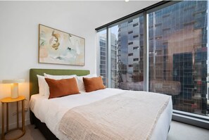 1 bedroom, desk, iron/ironing board