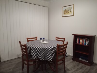 New and modern cottage in peaceful setting.