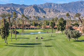 Golf - Palm Desert Golf Course Condo w/ Patio Views, Fireplace, Resort Pool & Mountain Backdrop (Palm Desert)
