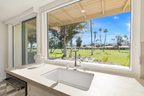 Interior - Palm Desert Golf Course Condo w/ Patio Views, Fireplace, Resort Pool & Mountain Backdrop (Palm Desert)