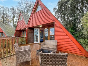 Terrace/patio - A lovely lodge in a great holiday village. (Kingsdown, Deal)