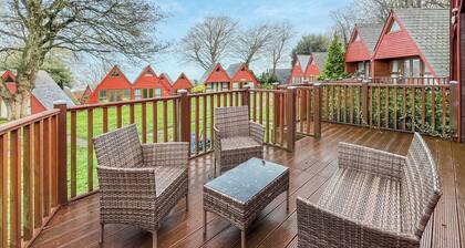 A lovely lodge in a great holiday village.