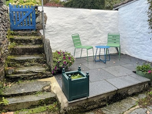 Terrace/patio - Glyn Terrace Cottage (Borth Y Gest Nr Porthamdog)
