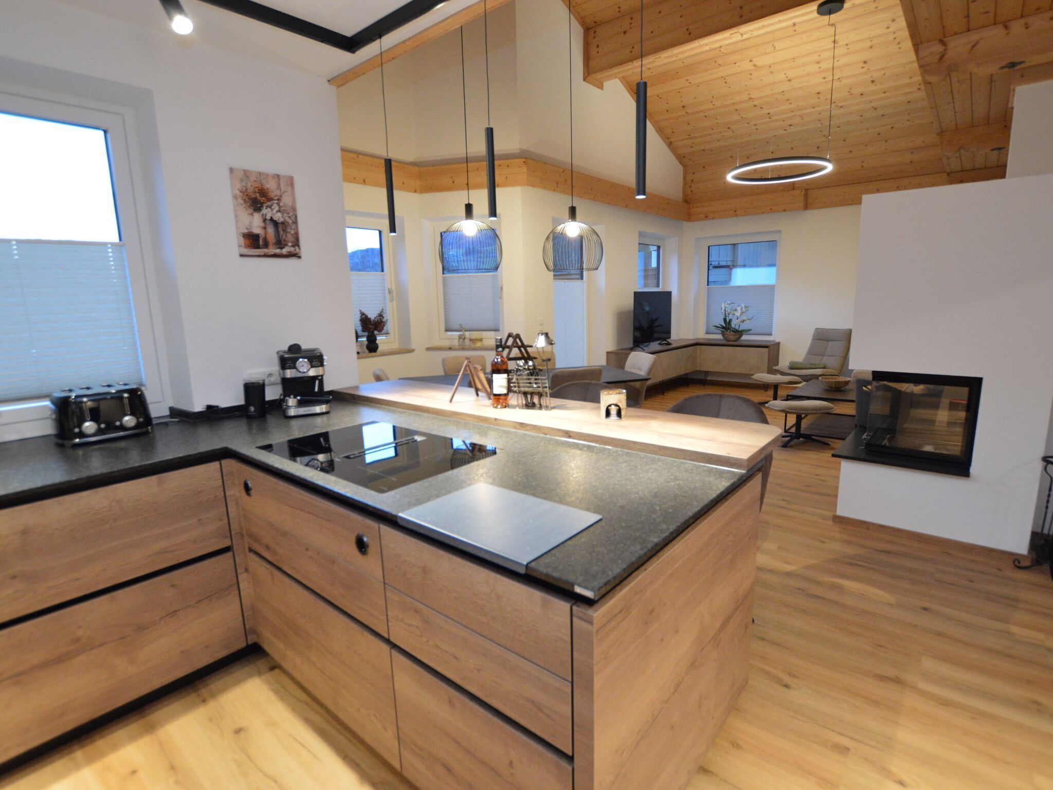 Køleskab, mikrobølgeovn, kogeplade, opvaskemaskine